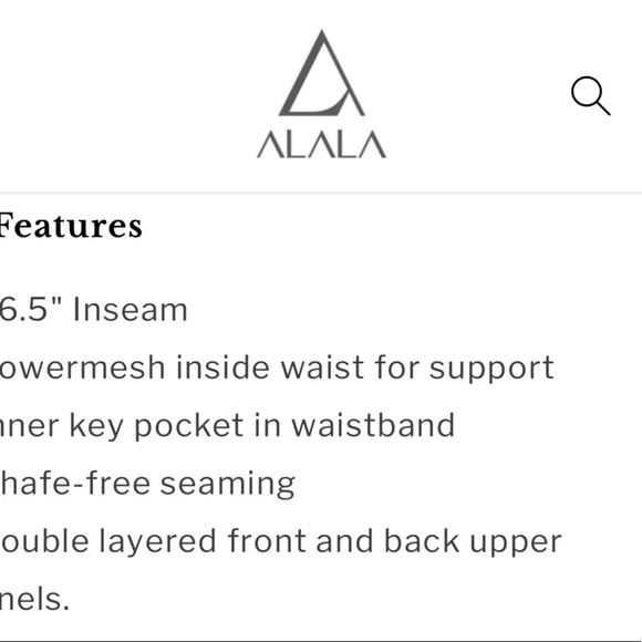 NWT $115 Alala Vamp Tight Size Small Black + Black Rib Leggings Workout Pants - Picture 10 of 11